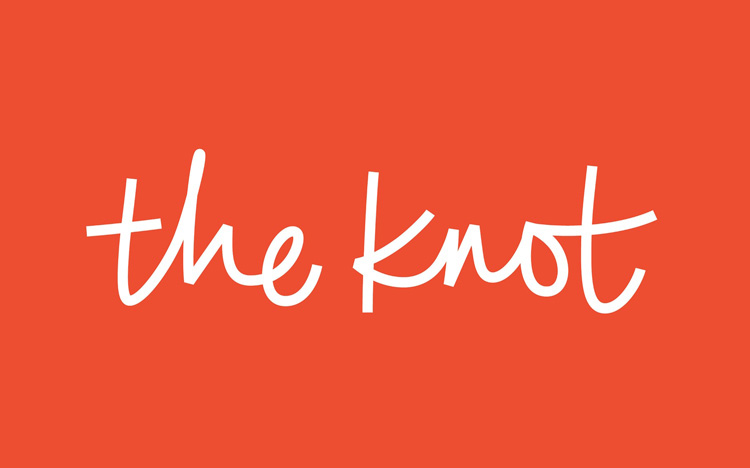 TheKnot婚禮策劃服務公司品牌形象升級改造案例，方案涉及廣告語和logo設計 